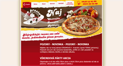 Desktop Screenshot of pizza-presto.sk